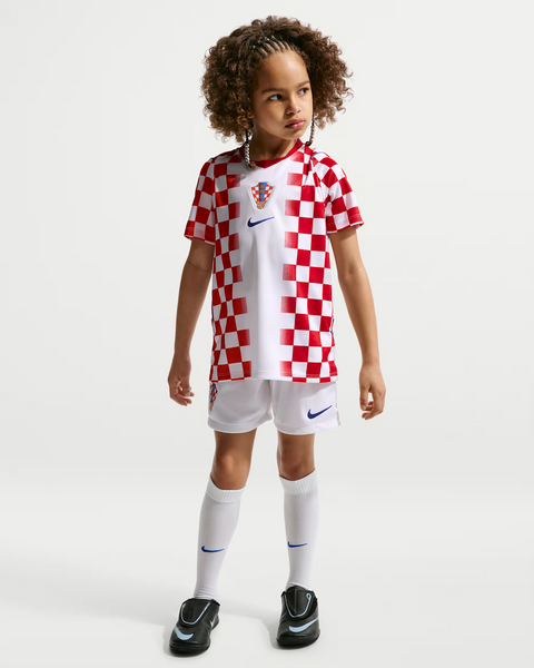 Croatia 2026 Stadium Home Mini Kit Full Set Shirt & Shorts