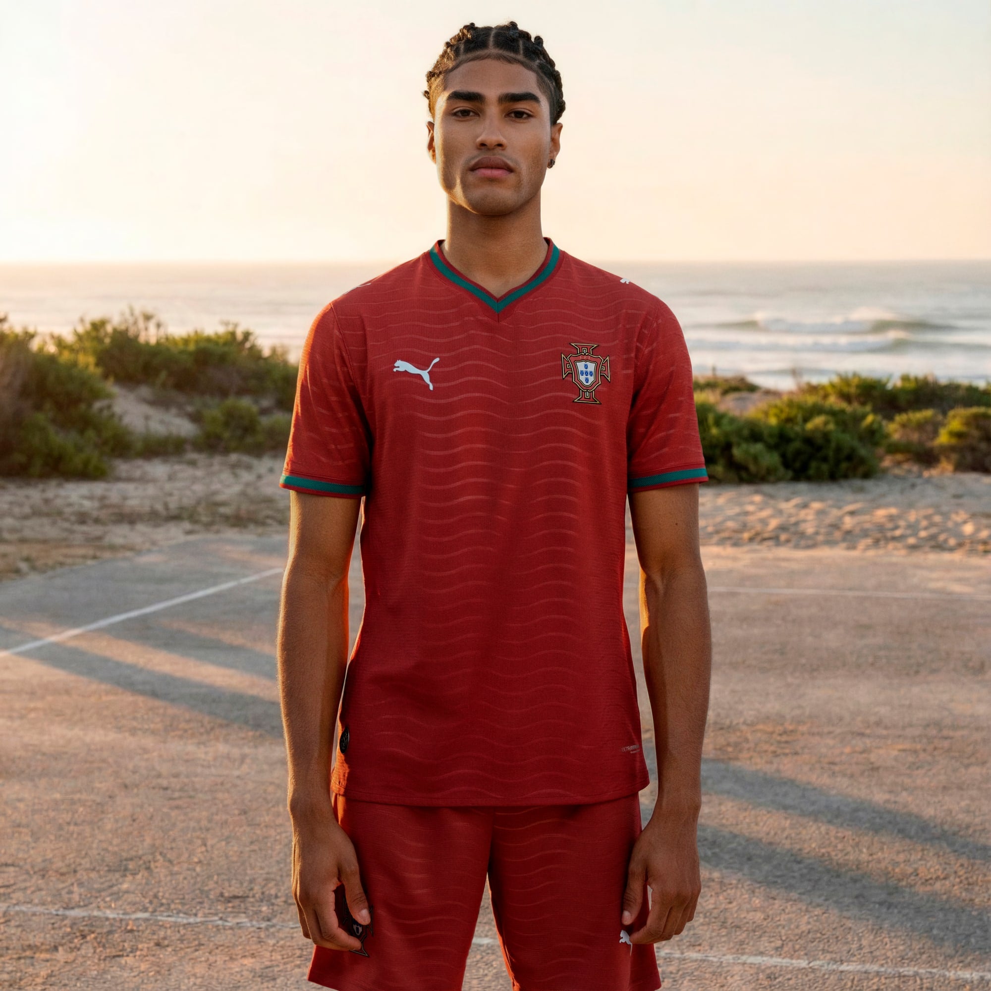 Portugal 26 Authentic Home Jersey