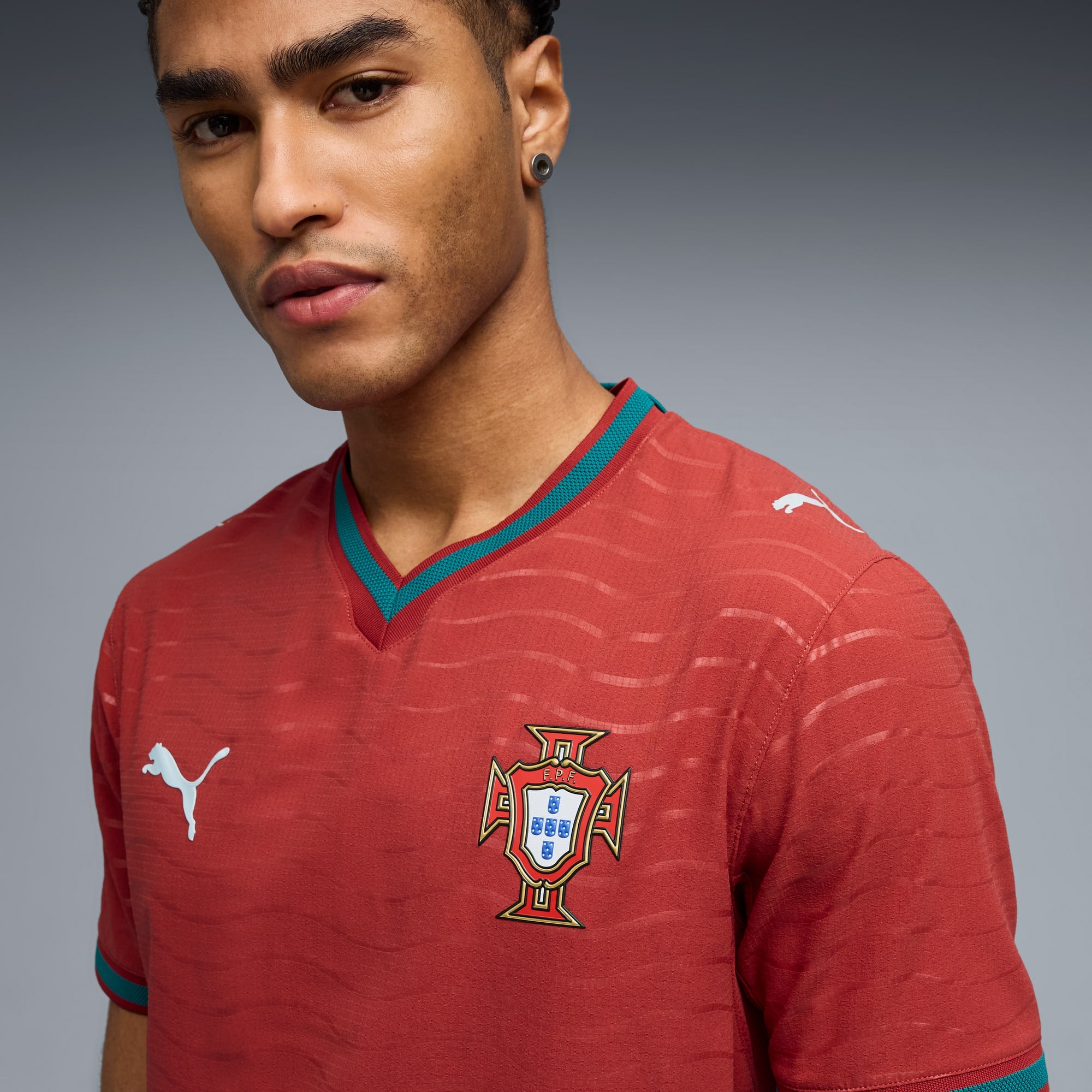 Portugal 26 Authentic Home Jersey