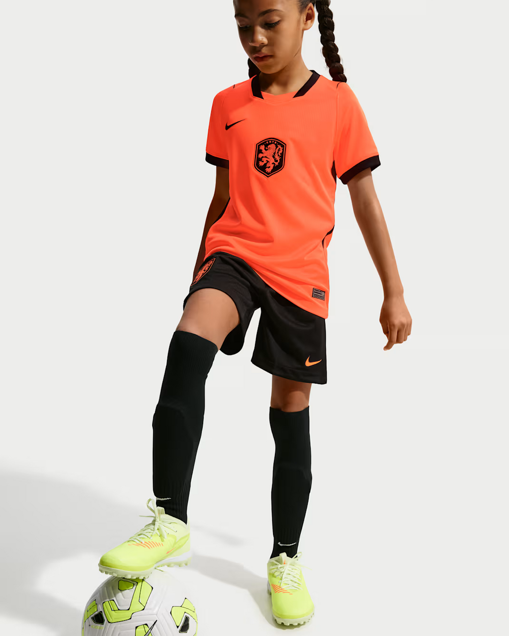 Netherlands 2026 Stadium Home Mini Kit Full Set Shirt & Shorts